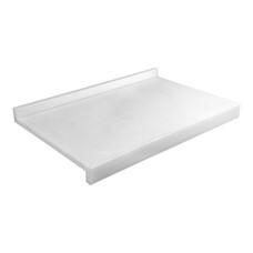 Trancheerblad – 60x40cm – polyethyleen (HDPE) – wit