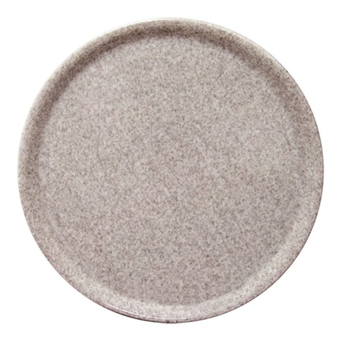 Saturnia Bord – Ø31,0cm – porselein – grijs