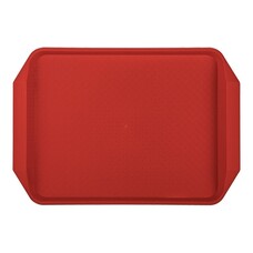 Dienblad – 42x30cm – polypropyleen (PP) – rood