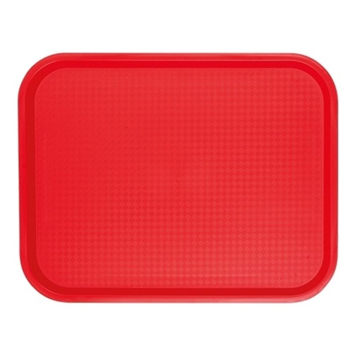 CaterChef Dienblad – 45,5x35,5cm – polypropyleen (PP) – rood