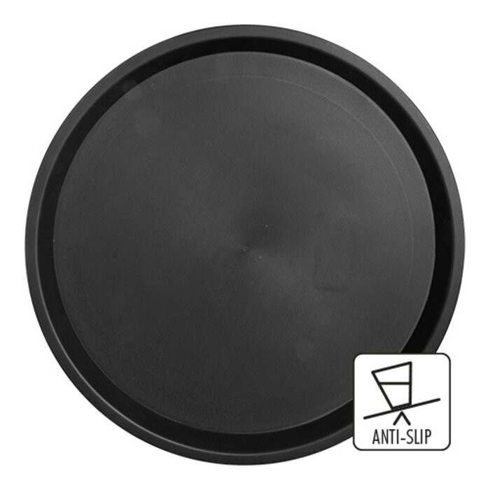 CaterChef Dienblad – Ø41cm – polypropyleen (PP) – zwart