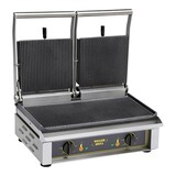 Contactgrill – geribbeld-geribbeld – gietijzer