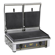 Contactgrill – geribbeld-geribbeld – gietijzer