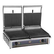 Contactgrill – geribbeld-geribbeld – gietijzer