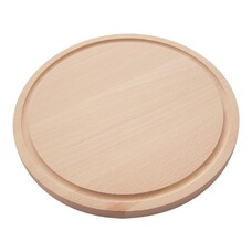 Snijplank – Ø28cm – beukenhout – 28,0 cm