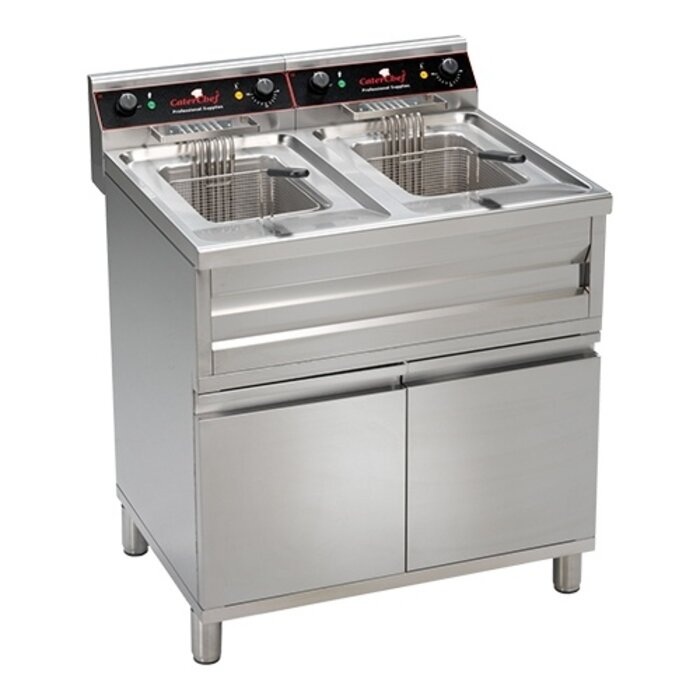 CaterChef Friteuse – 12L – + – 12L – roestvrijstaal – 12,000 l
