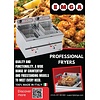 Stilfer Friteuse – 12L – roestvrijstaal – 12,000 l
