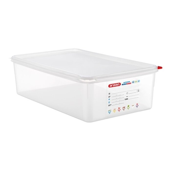 Araven Voedseldoos GN1/1 – 150 mm – polypropyleen (PP) – transparant
