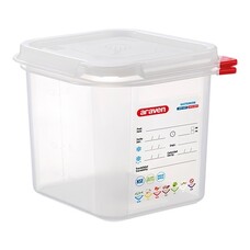 Voedseldoos GN1/6 – 150 mm – polypropyleen (PP) – transparant