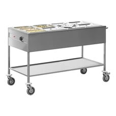 Bain marie wagen – roestvrijstaal