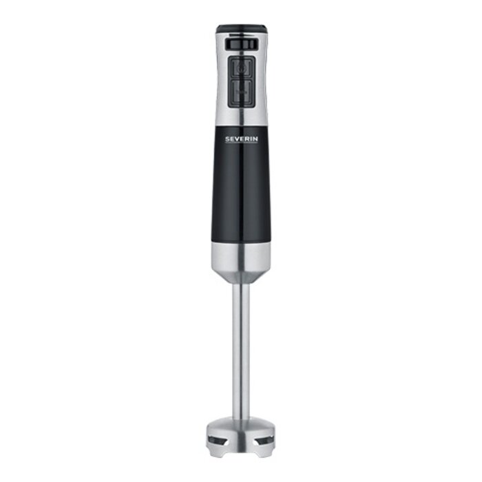 Severin Staafmixer – 19cm – roestvrijstaal – zwart