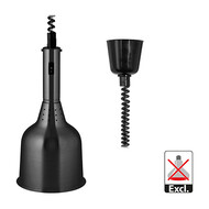 Warmhoudkap – aluminium (Al) – zwart