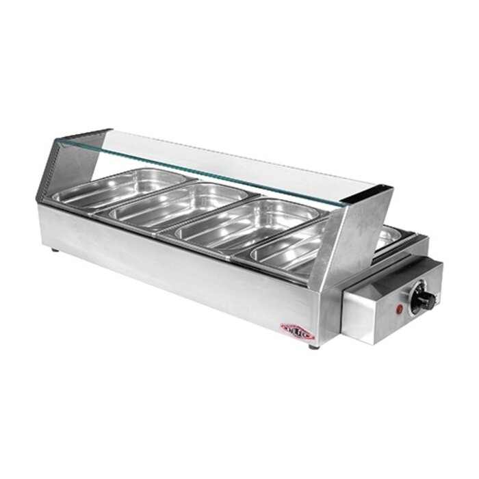 Stilfer Warmhoudvitrine – roestvrijstaal
