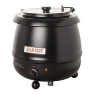 Soepketel – 10,0L – metaal – zwart