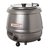 Bistro Soepketel – 10,0L – metaal – rustiek grijs