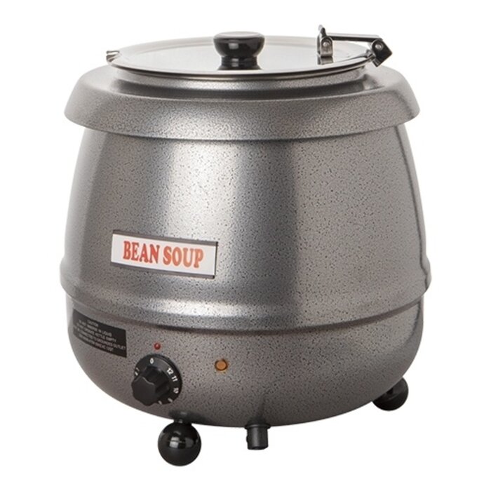 Bistro Soepketel – 10,0L – metaal – rustiek grijs
