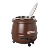 Bistro Soepketel – 10,0L – metaal – rustiek bruin
