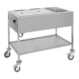 Bain marie wagen – roestvrijstaal