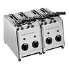 MilanToast Tosti apparaat – 4-tangen – roestvrijstaal