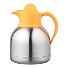 Isoleerkan – 1,0L – roestvrijstaal 18/10 – geel