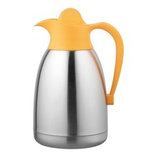 Isoleerkan – 1,5L – roestvrijstaal 18/10 – geel