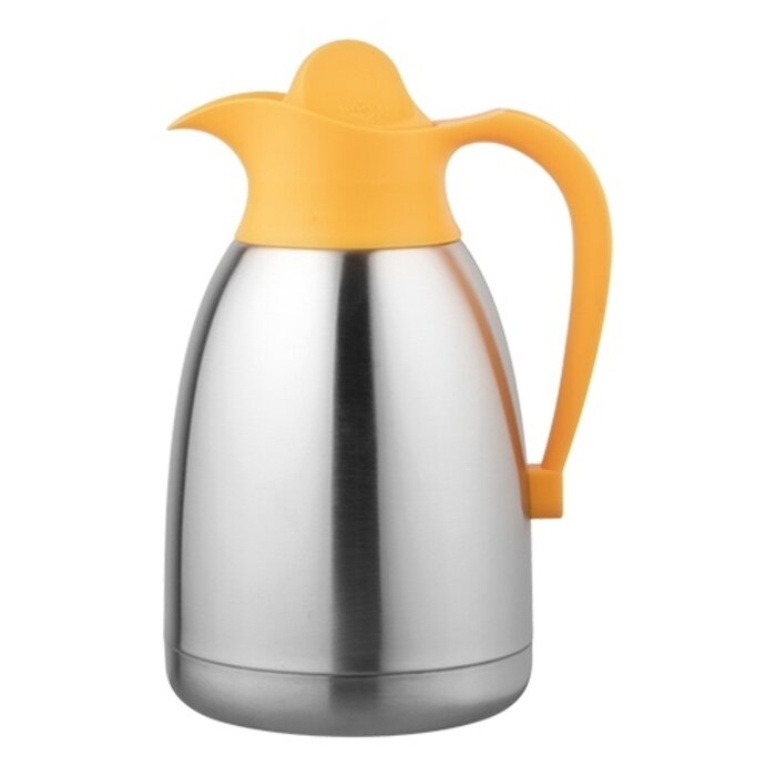 Emga Isoleerkan – 1,5L – roestvrijstaal 18/10 – geel