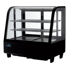 Koelvitrine – acrylonitril-butadieen-styreen (ABS) – zwart
