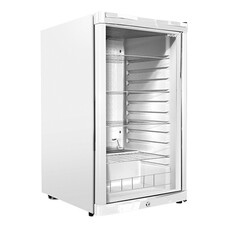 Koeler – 130L – gemoffeld plaatstaal – wit