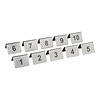 Emga Tafelnummer set – 01~10 – roestvrijstaal