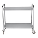 Serveerwagen – roestvrijstaal – 85,5 cm – 02
