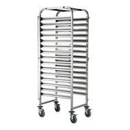 Regaalwagen – 60x40 – roestvrijstaal