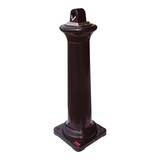 Rokerszuil – polyetheen (PE) – zwart