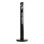 Rokerszuil – aluminium (Al) – zwart