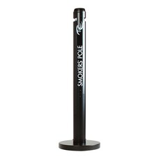 Rokerszuil – aluminium (Al) – zwart