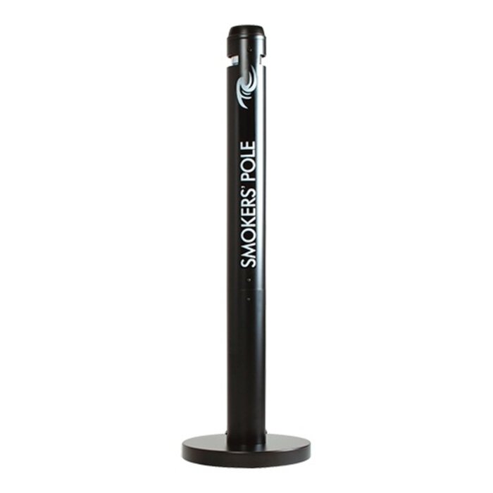 Rubbermaid Rokerszuil – aluminium (Al) – zwart