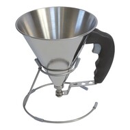 Doseer giettrechter – 0,8L – roestvrijstaal – 15,0 cm
