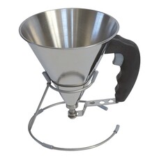 Doseer giettrechter – 0,8L – roestvrijstaal – 15,0 cm