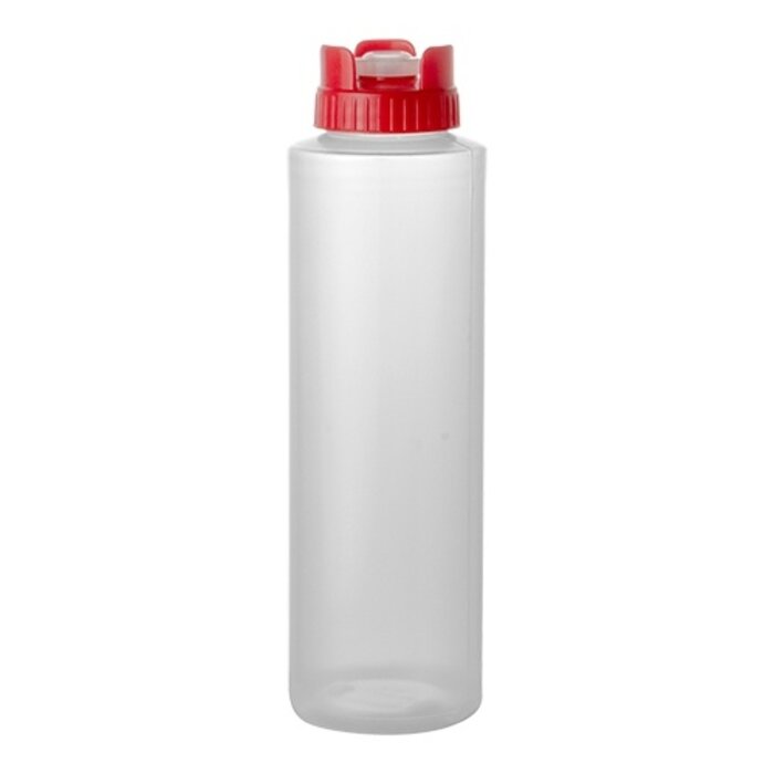 CaterChef Knijpfles – 036cl – polyetheen (PE) – rood