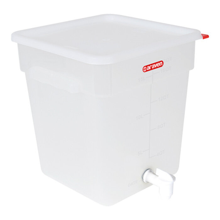 Araven Drankendispenser – 1x18L – polypropyleen (PP) – 18,000 l