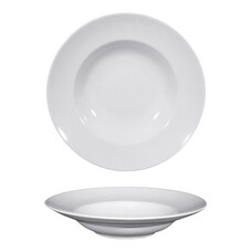 Bord – Ø26,5cm – porselein – wit