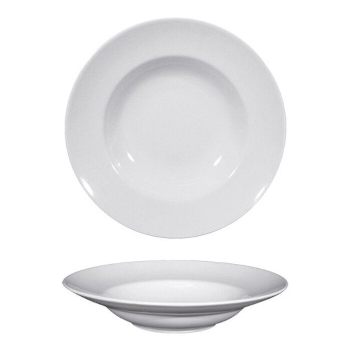 Saturnia Bord – Ø26,5cm – porselein – wit