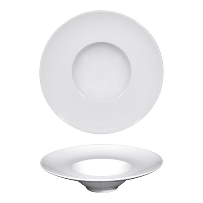 Saturnia Bord – Ø24,0cm – porselein – wit