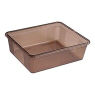 Bak gastronorm GN2/1 – 150 mm – copolyester – rookkleurig