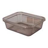 Bak gastronorm GN1/2 – 100 mm – copolyester – rookkleurig