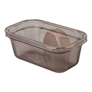 Bak gastronorm GN1/4 – 100 mm – copolyester – rookkleurig