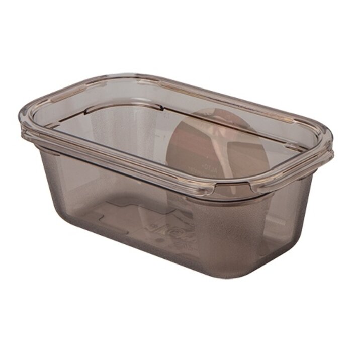 Bourgeat Bak gastronorm GN1/4 – 100 mm – copolyester – rookkleurig
