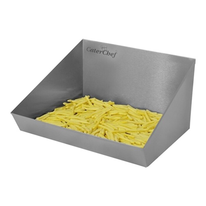 Emga Frites-uitschepbak – L.040cm – roestvrijstaal (430)