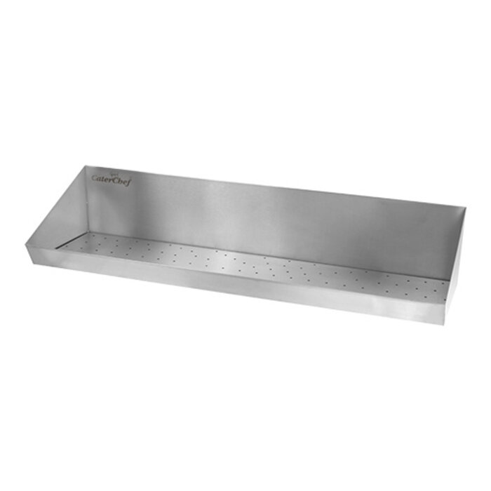 Emga Frites-uitschepbak – L.100cm – roestvrijstaal (430)