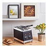 MilanToast Tosti apparaat – 2-tangen – roestvrijstaal – zwart