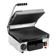 Contactgrill – geribbeld-geribbeld – gietijzer